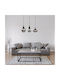 Trio Lighting Lumina Ρυθμιζόμενο Κρεμαστό Φωτιστικό Μαύρο Ράγα με Ντουί E14 69x8.5x150εκ.