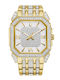 Bulova Crystal Octava Ανδρικό Ρολόι 40mm Μπαταρίας με Χρυσό Μεταλλικό Μπρασελέ