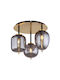 Globo Lighting Blacky Plafonieră de Tavan 46buc Cupru cu Soclu E14