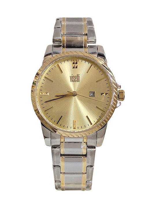 Visetti Damen Uhr mit Silber Metallarmband