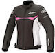 Alpinestars Stella T-SP Winter Women's Riding Jacket Waterproof Black/White/Fuchsia