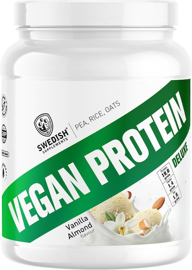 Swedish Supplements Vegan Deluxe от Грах, ориз и овес Без Лактоза с Вкус Vanilla Almond Walnut 750гр