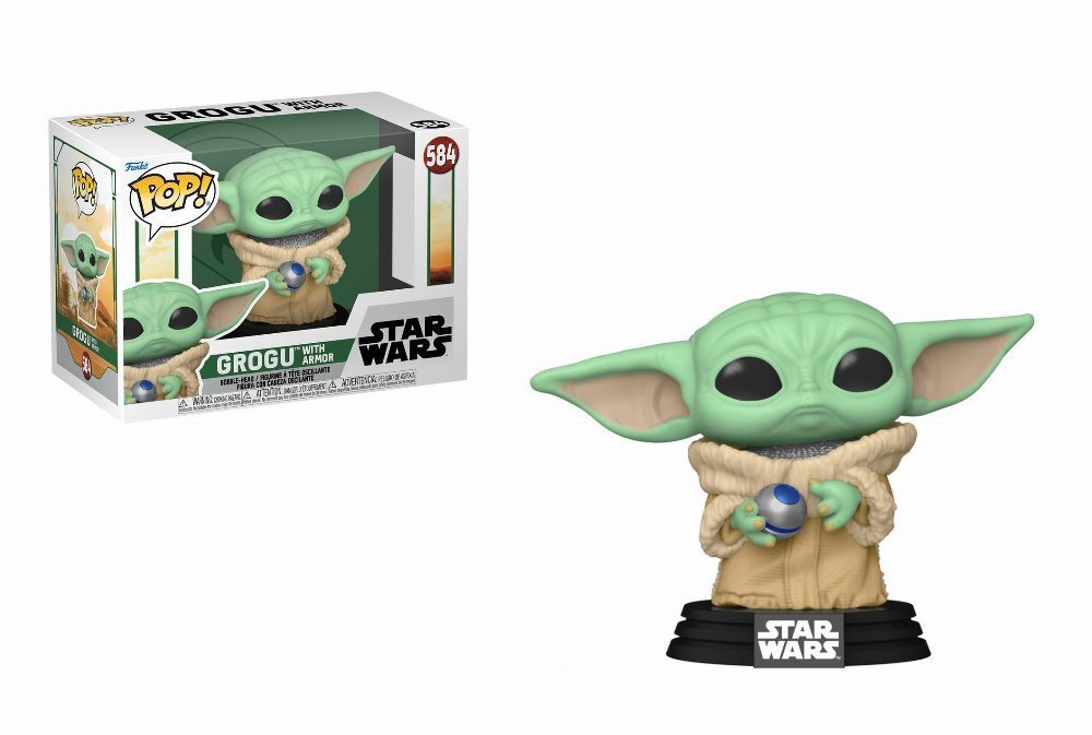 Funko Pop!: Star Wars Book of Boba Fett - Grogu with Armor 584