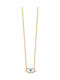 George Art Jewels Κολιέ Ματάκι από Χρυσό 14Κ