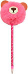 Διακάκης The Littlies Pencil Pink με Ζωάκια Pom Pom