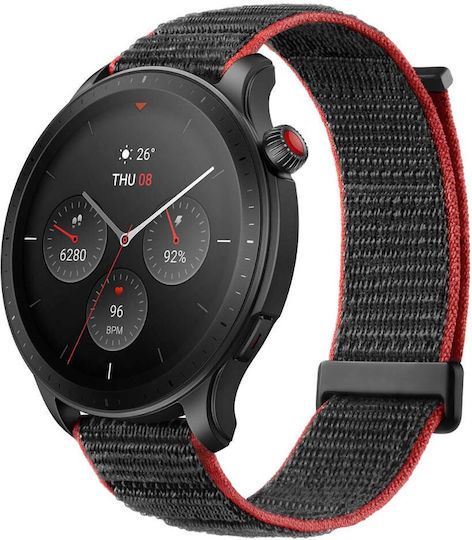 Amazfit GTR 4 46mm Waterproof Smartwatch with Heart Rate Monitor (Racetrack Grey)