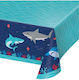 Creative Converting Τραπεζομάντηλο Party Χάρτινο Καρχαρίες Μπλε 350501