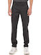 Stanley Men's Chino Trousers Elastic Tapered Grey