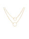 Jools Necklace Double from Gold Plated Silver