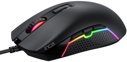Inca IMG-GT14 RGB Gaming Mouse 3600 DPI Black