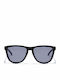 Hawkers One Raw Carbon Fiber Men's Sunglasses with Black Plastic Frame and Gray Polarized Lens NVA3560832