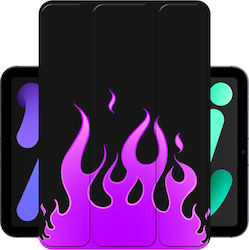 Tri-Fold Flip Cover Pink Fire (Samsung Galaxy Tab A8 2021 10,5")