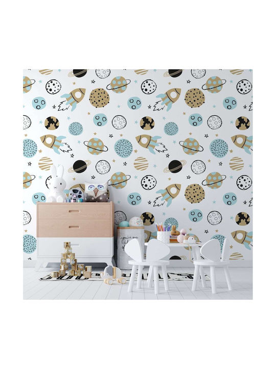 Embossed Wallpaper - Space World