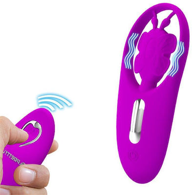 Pretty Love Dancing Butterfly Clitoral Vibrator with Remote Control Panty Stimulator with Remote Control 10.8cm BW-022070ZW Pink