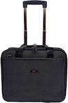 Mcan Underseat-Business 40/20 Cabin Travel Suitcase Fabric Black with 2 Wheels Height 34cm