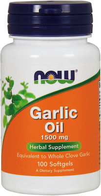 Now Foods Garlic Oil 1500mg 100 μαλακές κάψουλες