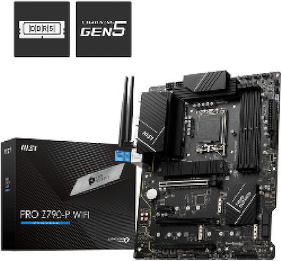 MSI PRO Z790-P WIFI Motherboard ATX with Intel 1700 Socket