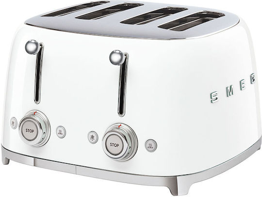 Smeg Toaster 4 Slots 2000W White