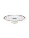 Cryspo Trio Noel Christmas Platter Porcelain White L32xD32cm.