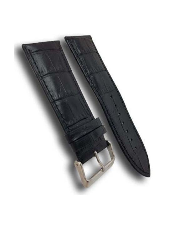 LURAKE din piele 26mm NEGRU