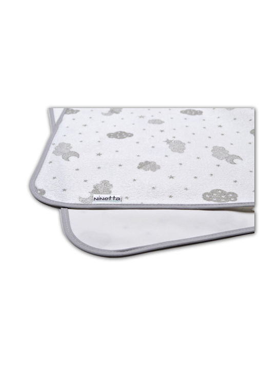 Ninetta Bebe Waterproof Burp Cloth NB713 Gray 35x56cm