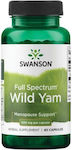 Swanson Wild Yam 400mg Supplement for Menopause 60 caps