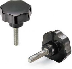 Getech Mânere de Unelte Buton Daisy din baquelită cu filet masculin F30 M6x30 B1V7M300630 1buc Getech Mânere de Unelte Buton Daisy din baquelită cu filet masculin F30 M6x30 B1V7M300630 1buc