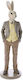 Iliadis Easter Rabbit Polyresin Gray 8x7.5x26cm