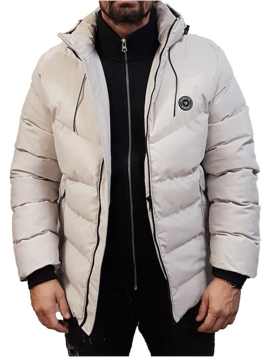 Brokers Jeans Μπουφάν Puffer Εκρού
