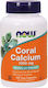Now Foods Coral Calcium 1000мг 100 вегетариански капсули