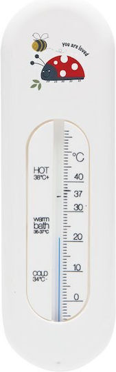 Bebejou Αναλογικό Θερμόμετρο Μπάνιου Bohemian Garden 0°C έως 50°C Λευκό