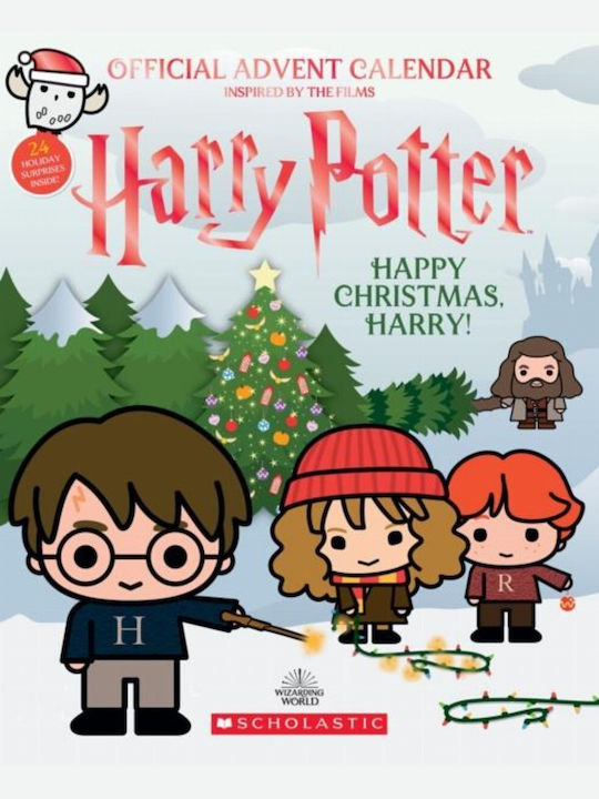 Scholastic Calendar Advent Harry Potter Crăciun Fericit Harry