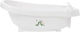Bebejou Baby Bath Bohemian Garden with Thermometer White