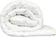 Beauty Home Hotel Quilt White Single 160x240cm Cotton 4056PMMO