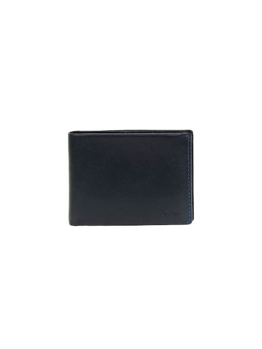 Lavor Men's Leather Wallet with RFID Blue