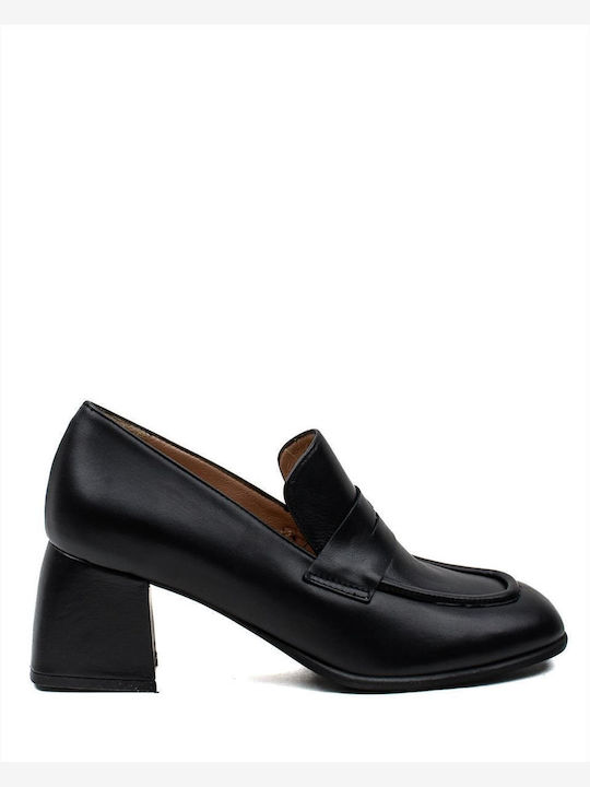 Γυναικεία Δερμάτινα Loafers ZAKRO COLLECTION S401-FW22-23 BLACK ΜΑΥΡΟ