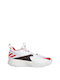 Adidas Dame Certified Scăzut Pantofi de baschet Cloud White / Vivid Red / Dash Grey