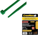 Cresman Dematoare de Cabluri 200x3.6mm Verde 100pcs 07867