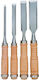 Vltools Dalti cu Drepti Lamă Lățime 12mm & Lemn Mâner Set 1buc