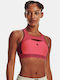 Project Rock Women's Sports Bra without Padding Blitz Red/Calypso/Dark Maroon