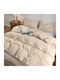 Lino Home Sheet Super-Double with Elastic 160x200+32cm. Moderna Beige