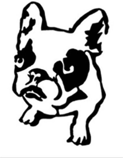 Homeplus Silhouette Hund 40x3x40cm