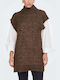 Only Women's Sleeveless Sweater Brown