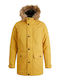 Kids' Parka Long with Hood Yellow