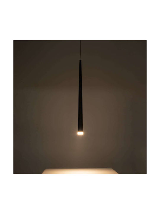 GloboStar Tears Lumini Suspendate Negru LED cu Lumină Bianco Reglabilă 51.5x51.5x51.5cm