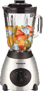 Newest AB1909 Блендер с Голяма Стъклена Каната 1,5 л 550W Inox