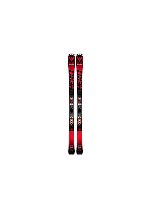 Rossignol Hero Eite MT Ti Ανδρικά Πέδιλα Σκι σε Κόκκινο Χρώμα με Δέστρες NX12