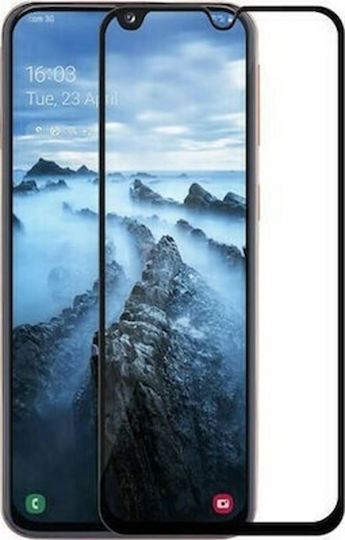 5D Full Face Tempered Glass Black (Galaxy A40)