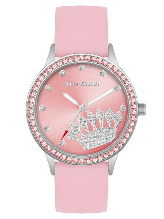 Juicy Couture Damen Uhr mit Rose Gold Metallarmband