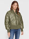 Guess Scurt Jachetă de femei Jachetă bomber Verde